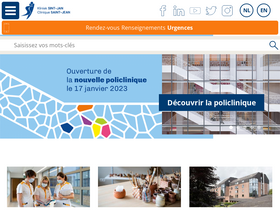 'clstjean.be' screenshot