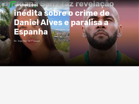 'ofutebolero.com.br' screenshot