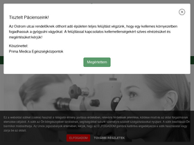 'fulorrgegekozpont.hu' screenshot