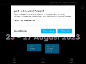 'gamescom.global' screenshot
