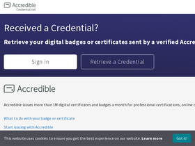 'credential.net' screenshot