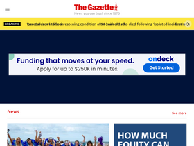 'blackpoolgazette.co.uk' screenshot