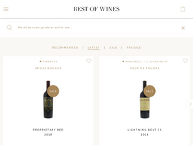 'bestofwines.com' screenshot