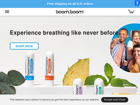 'boomboomnaturals.com' screenshot