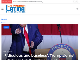 'laprensalatina.com' screenshot