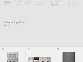'teenage.engineering' screenshot