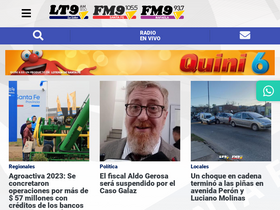 'lt9.com.ar' screenshot