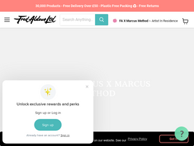 'fredaldous.co.uk' screenshot