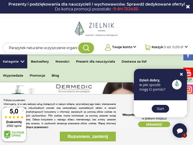'izielnik.pl' screenshot