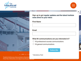 'nautinst.org' screenshot