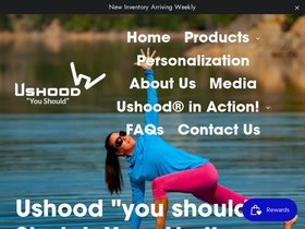 ushood.com homepage screenshot
