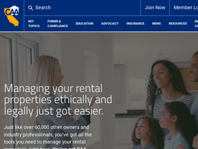 'caanet.org' screenshot