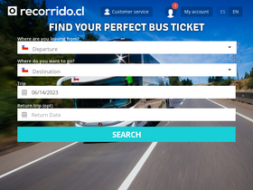 'recorrido.cl' screenshot