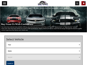 'detroitwheelandtire.com' screenshot