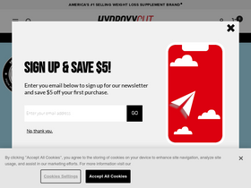 'hydroxycut.com' screenshot