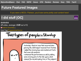 'myconfinedspace.com' screenshot