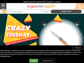 'angolodelregalo.it' screenshot