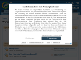 'wunderkessel.de' screenshot