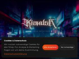 kianush.de homepage screenshot