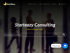 'starteazy.in' screenshot