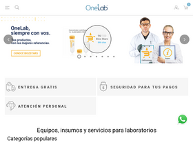 'onelab.com.ar' screenshot