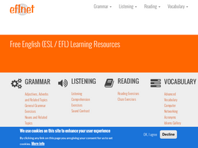 'eflnet.com' screenshot