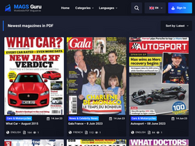 'mags.guru' screenshot