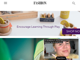 'fashionmagazine.com' screenshot