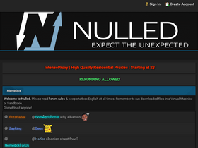 'nulled.to' screenshot