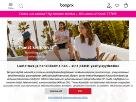 'bonprix.fi' screenshot