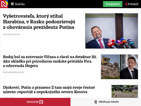 'dennikn.sk' screenshot