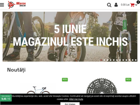 'marosbike.ro' screenshot