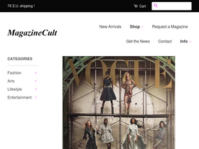 Magazinecult homepage screenshot