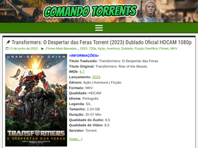 'comandotorrents.to' screenshot