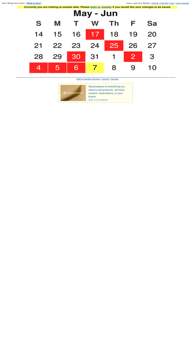 dontbreakthechain.com