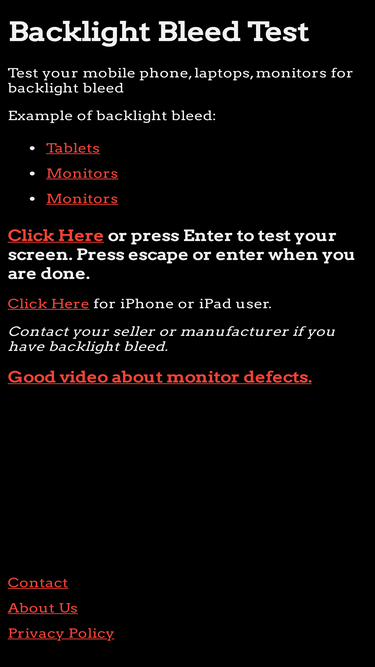 lightbleedtest.com