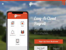 'paysauce.com' screenshot