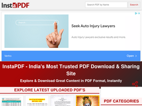 'instapdf.in' screenshot