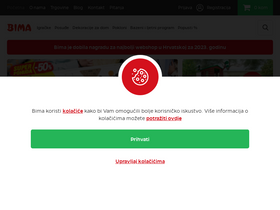 'bima-shop.hr' screenshot