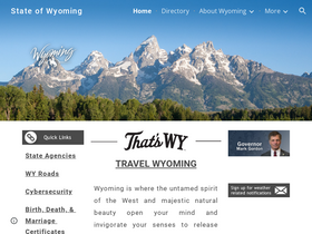 'wyo.gov' screenshot
