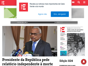 'expressodasilhas.cv' screenshot