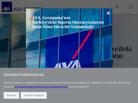 'axasigorta.com.tr' screenshot