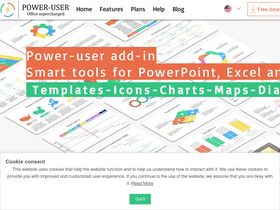 'powerusersoftwares.com' screenshot