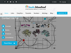 'vaastuinternational.com' screenshot