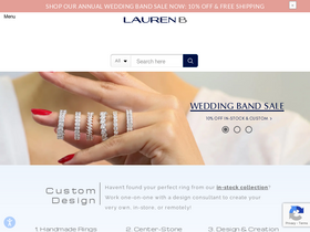 'laurenbjewelry.com' screenshot