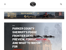 'thecowboychannel.com' screenshot