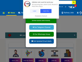 'jobskar.com' screenshot
