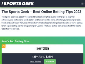 'thesportsgeek.com' screenshot