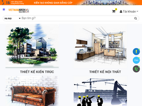 'vietnamarch.com.vn' screenshot