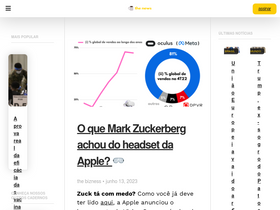 'thenewscc.com.br' screenshot